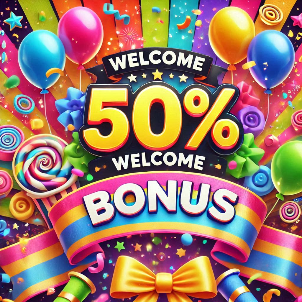 پاداش خوشامدگویی 50%