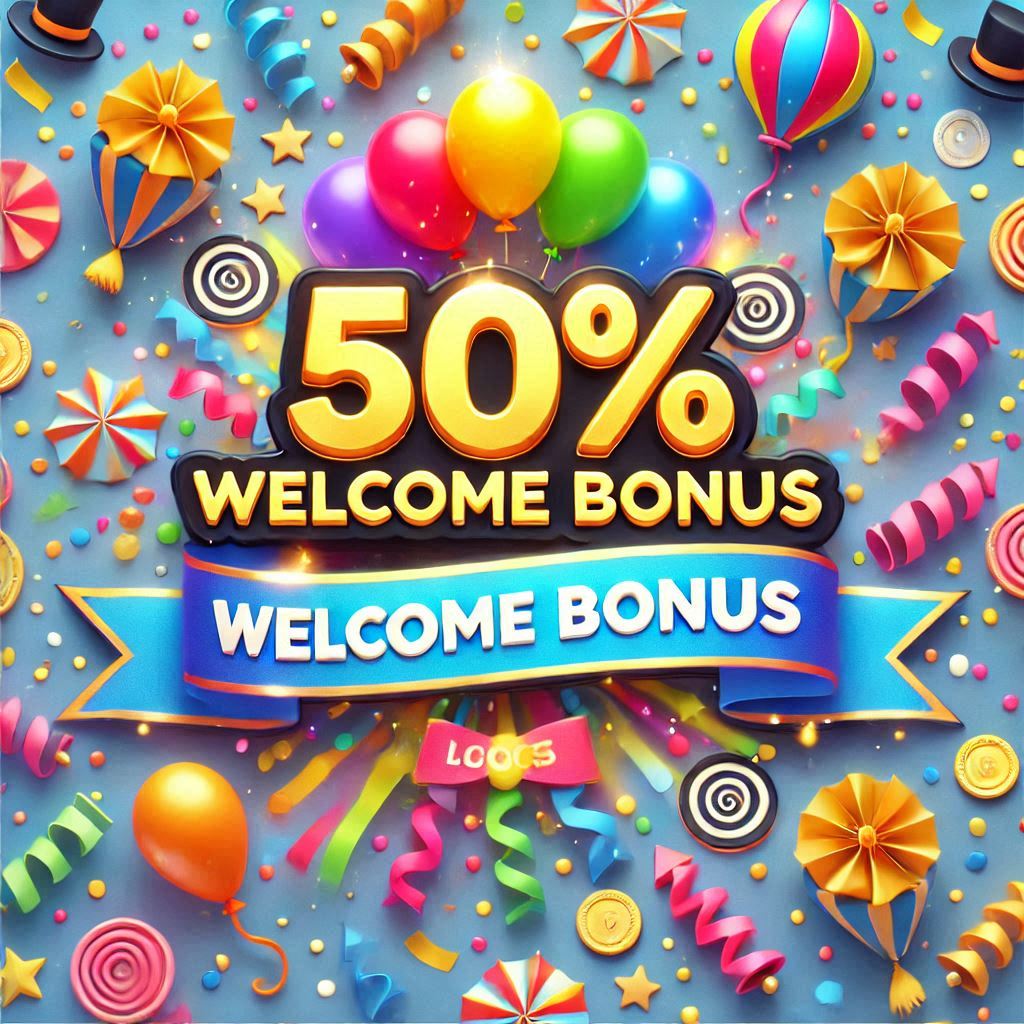 50% Welcome Bonus