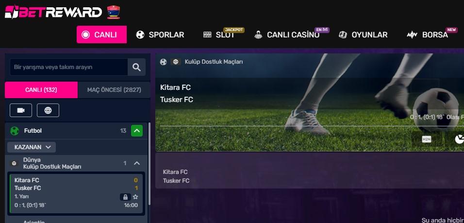 Betreward online giriş